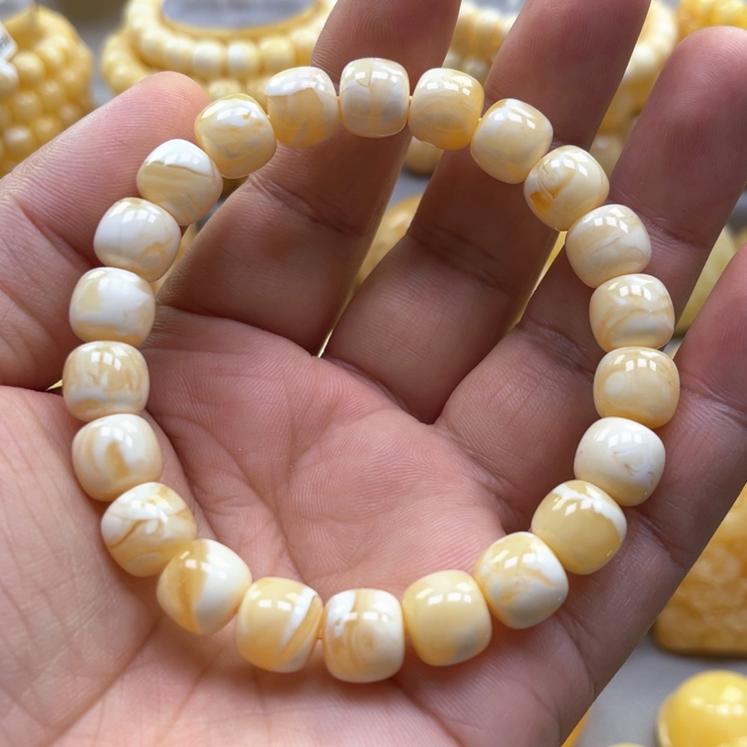 琥珀手链未镶嵌手串