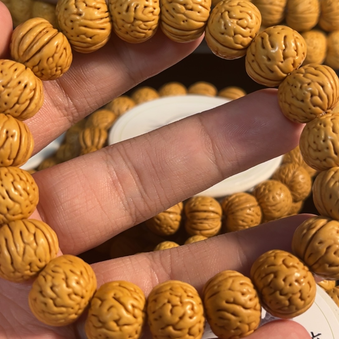 孙***波手串龙脊菩提金豆1号
