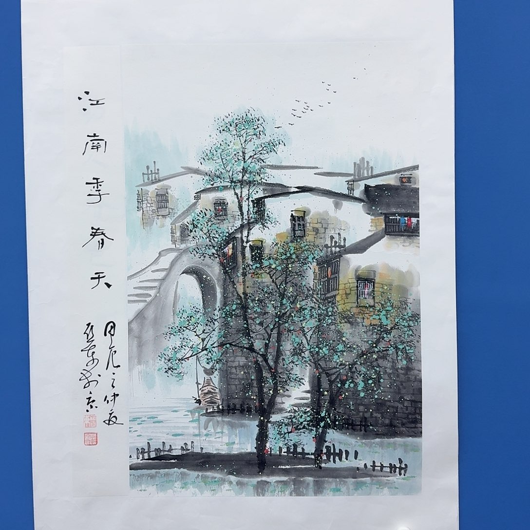 国画多次参加国内外大型