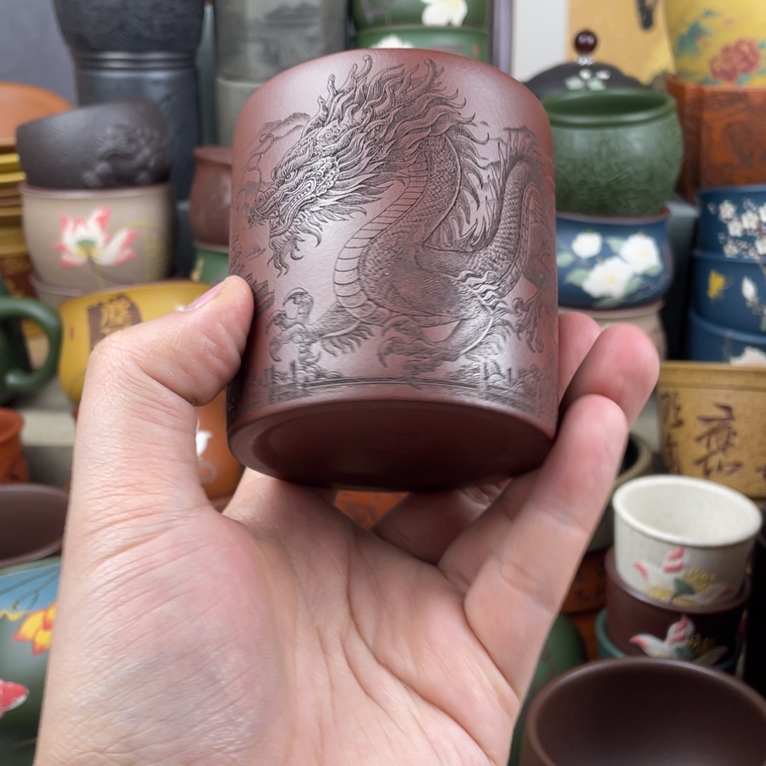 紫砂茶杯紫砂茶杯