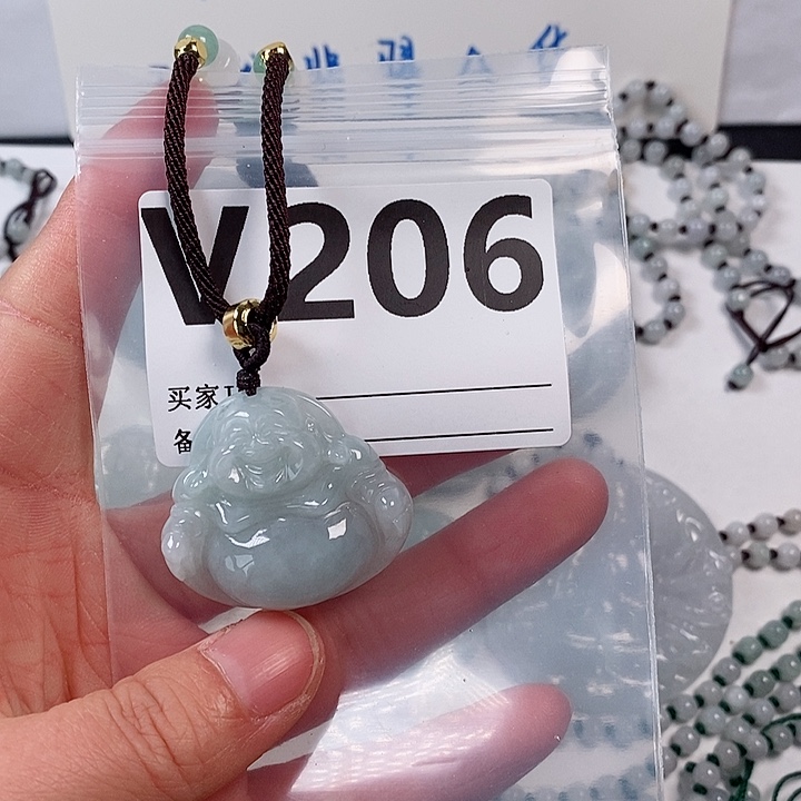 翡翠颈饰未镶嵌天然