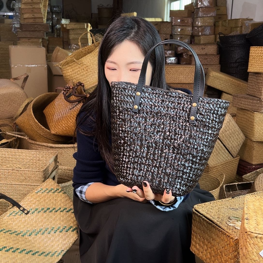 草编包/草编收纳盒微瑕疵