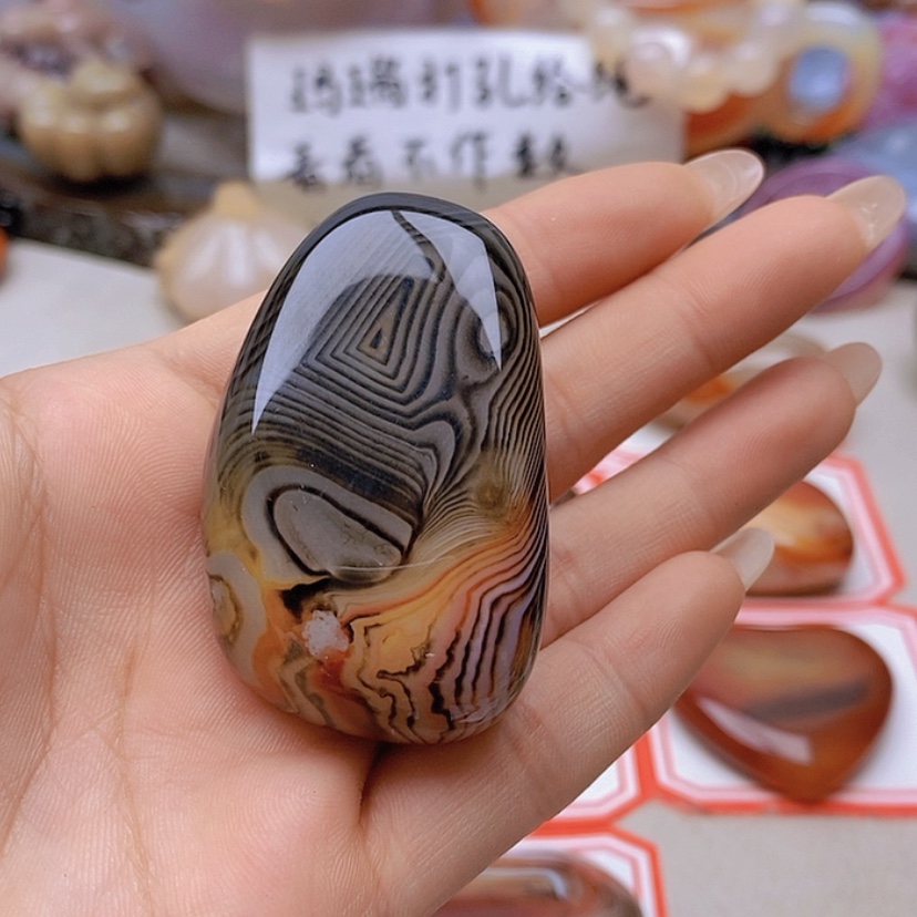 【闪购商品】未镶嵌玛瑙/玉髓珠宝半成品润***远