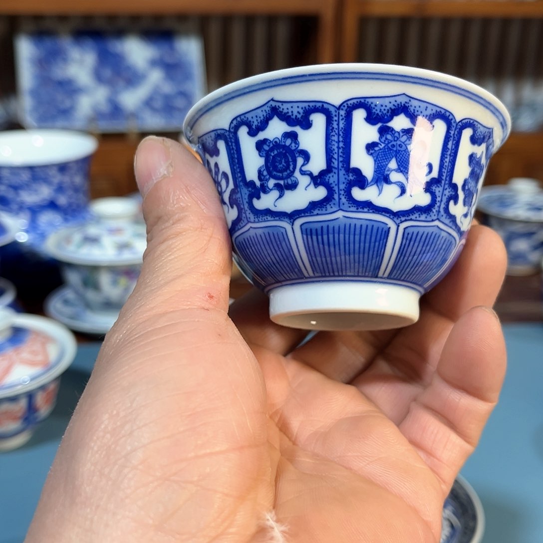 錡镇堂手工手绘绘杯