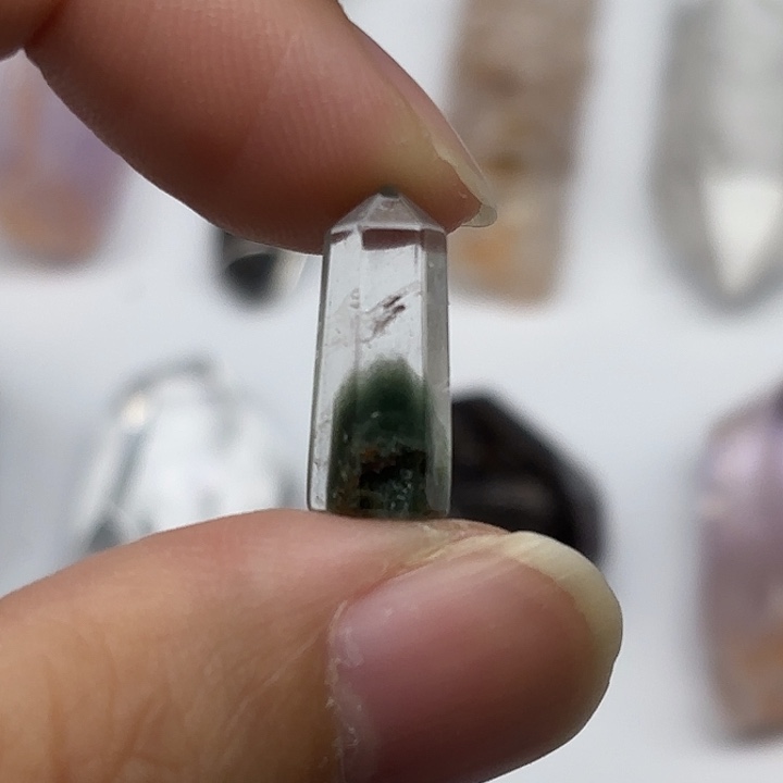 颈饰水晶未镶嵌绿幽灵水晶17mm+
