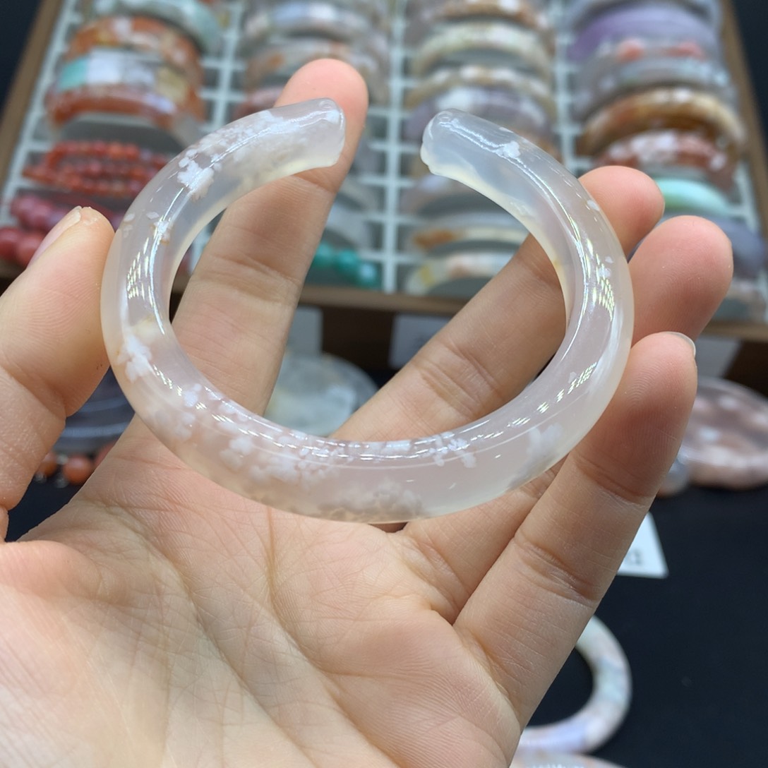 【闪购商品】玛瑙/玉髓耳钉未镶嵌婷*宝