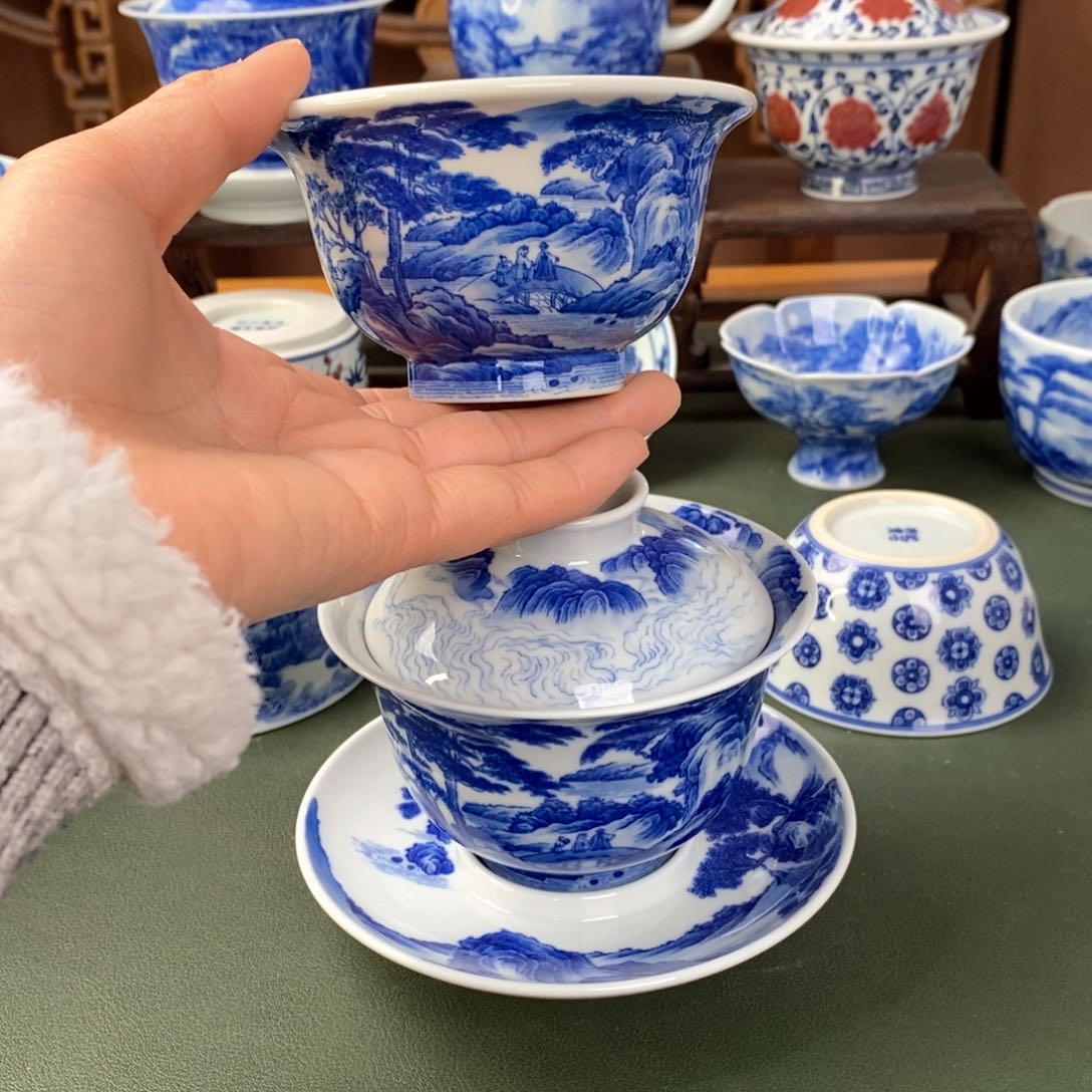 杯景德镇陶瓷手工手绘