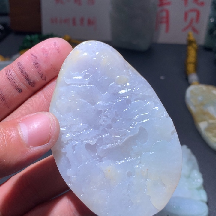 翡翠未镶嵌颈饰保真天然a货翡翠