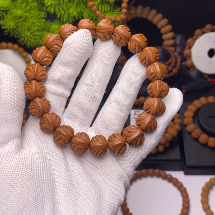 日***方吊坠桃核野生精品双脊龙14