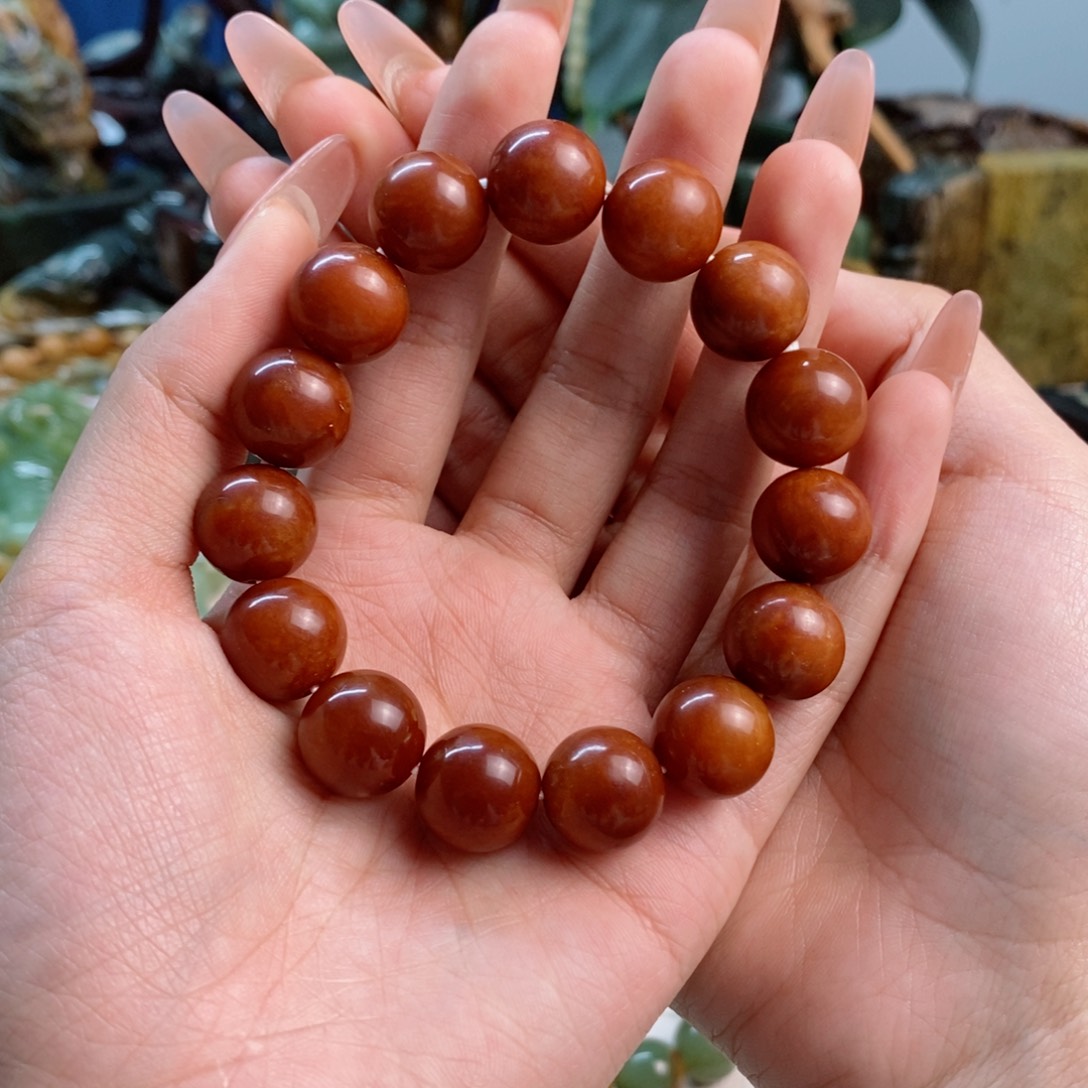 蛇纹石玉手链未镶嵌