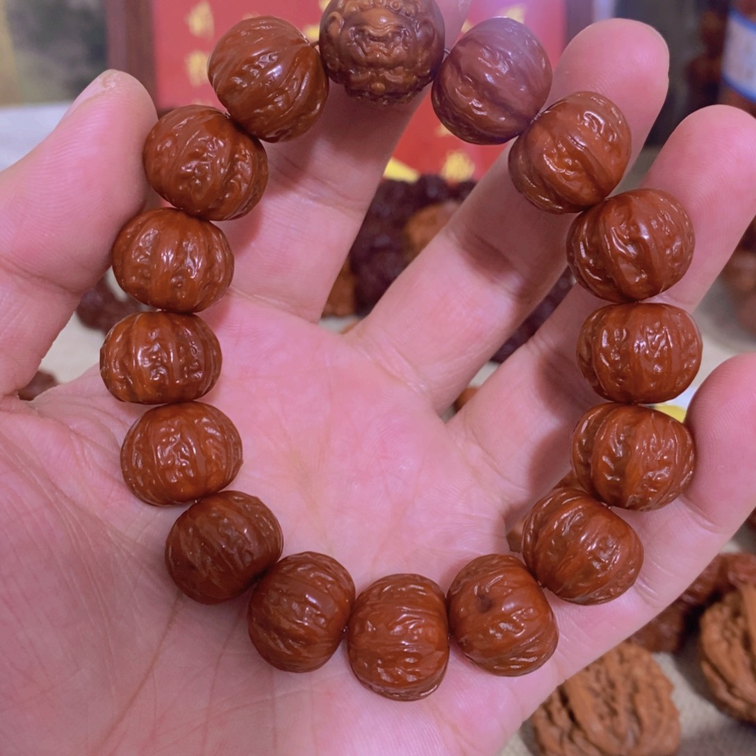 核桃手串/手链南瓜猴头单圈