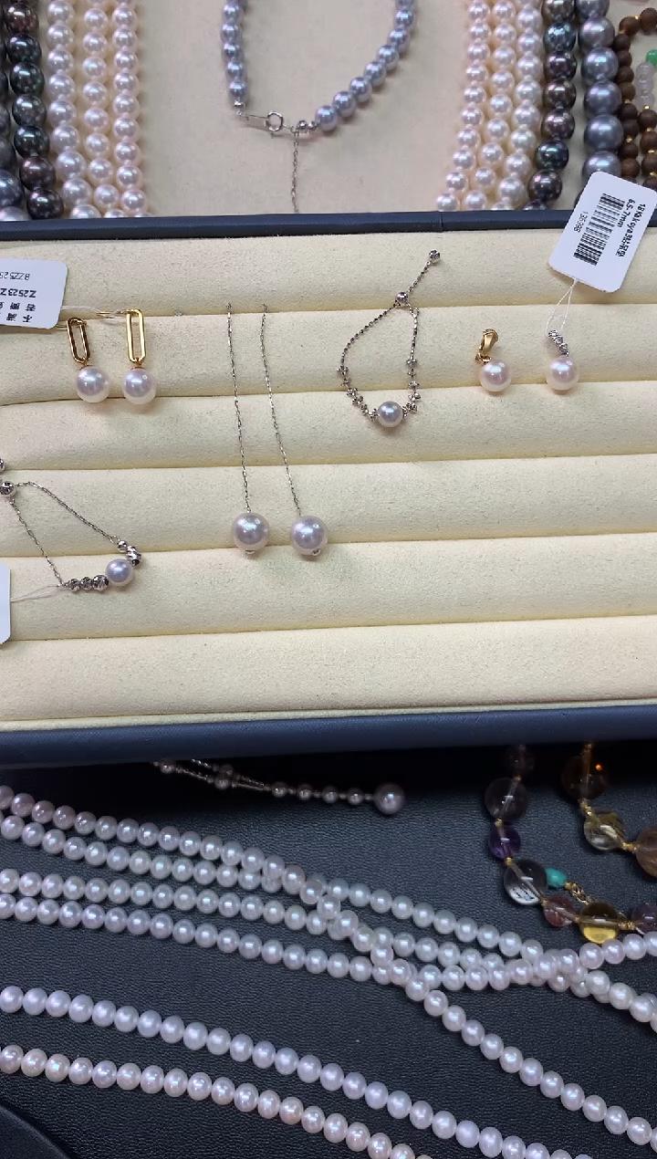 【小雪臻选】海水珍珠-18k金镶嵌-多样性发货一件-QY12