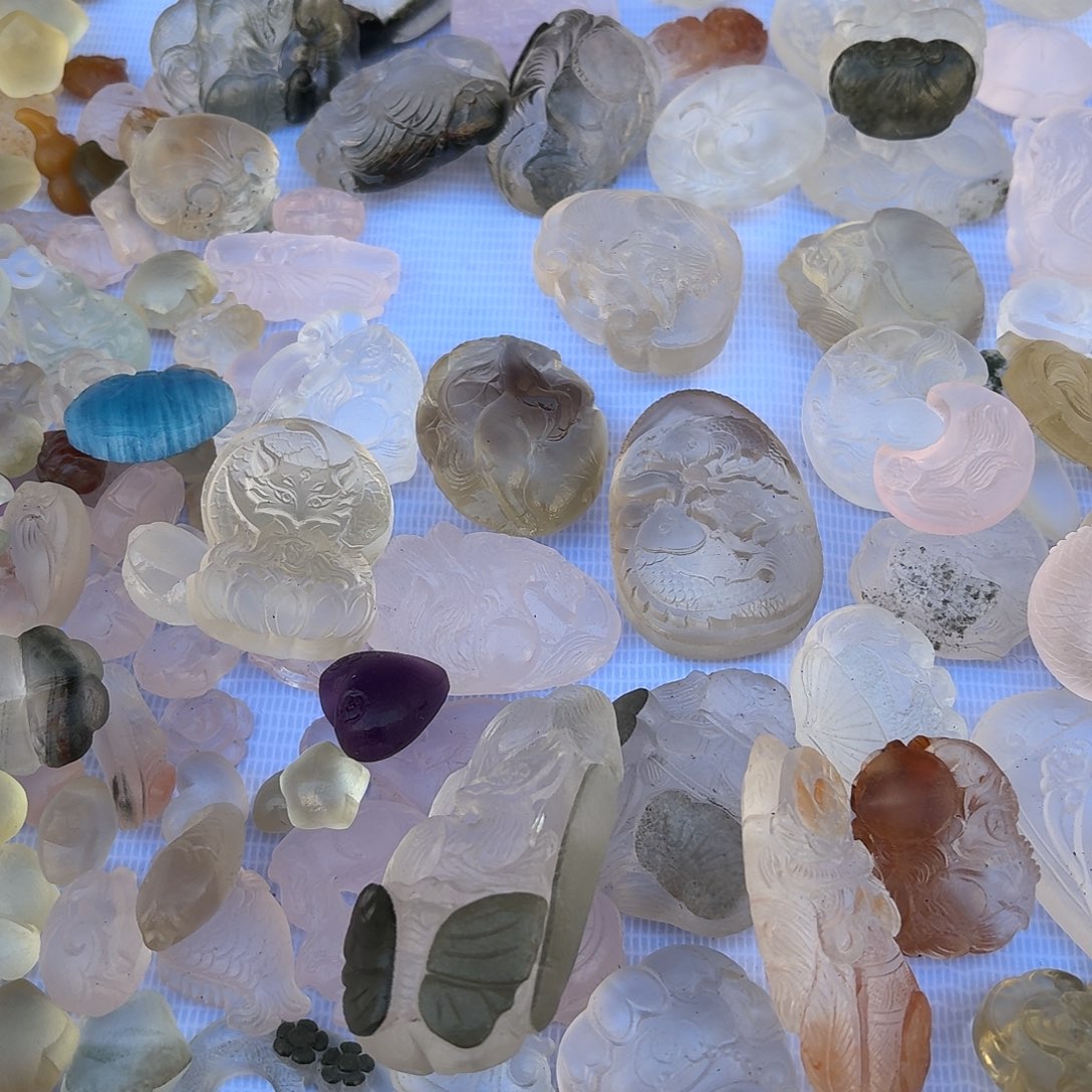 芳***师珠宝半成品水晶未镶嵌