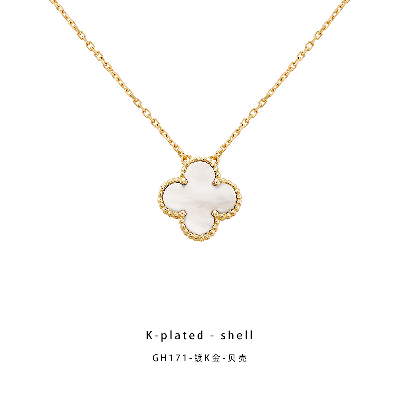 CNC精工项链 经典百搭高级感单花项链GH171