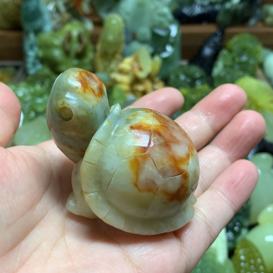 岫玉手把未镶嵌手把