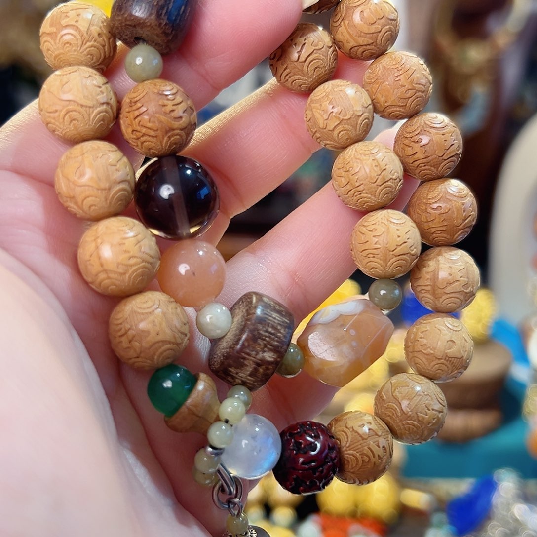 玛瑙未镶嵌手链国风