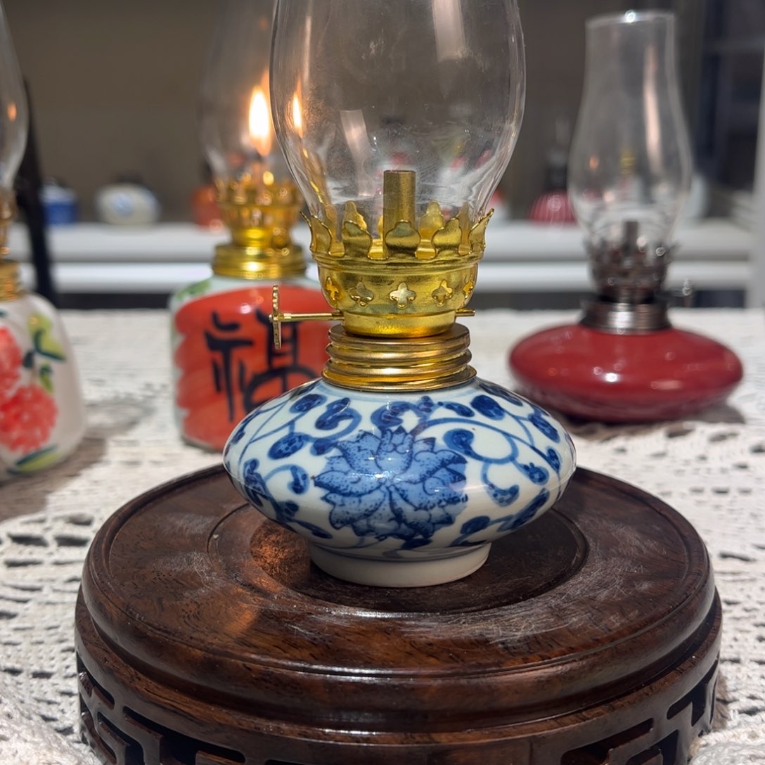 摆件景德镇陶瓷手工香薰灯