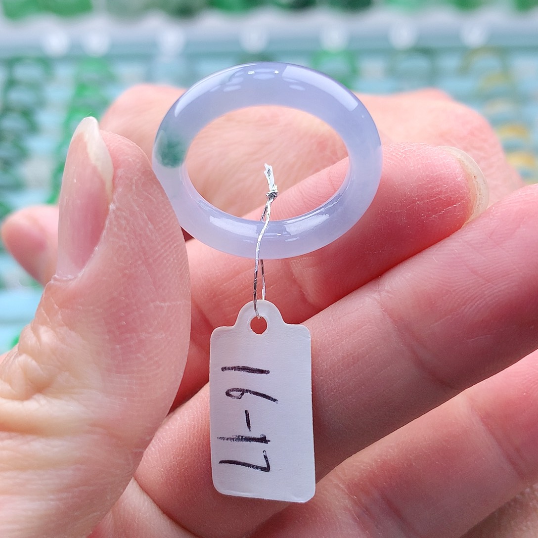 翡翠戒指未镶嵌细*A货缅甸翡翠