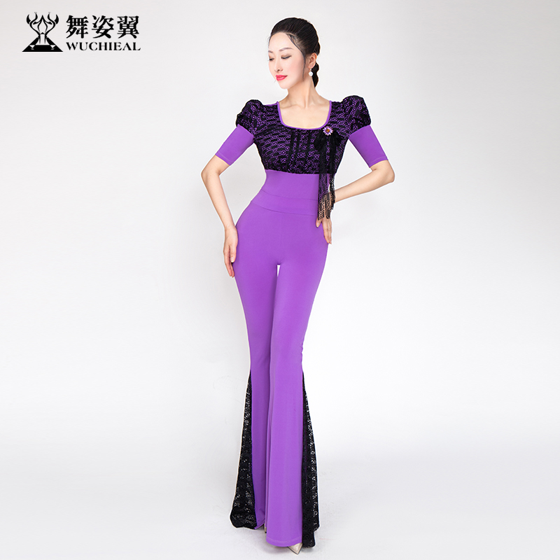 XT1281舞姿翼新款训练走秀练功服舞蹈套装