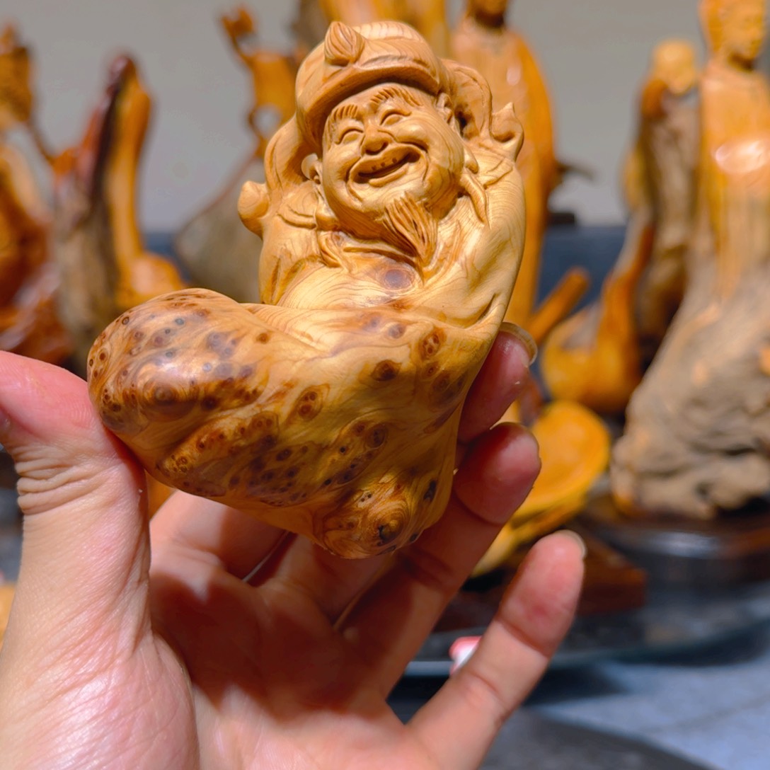 柏木（崖柏）崖柏手把件摆件