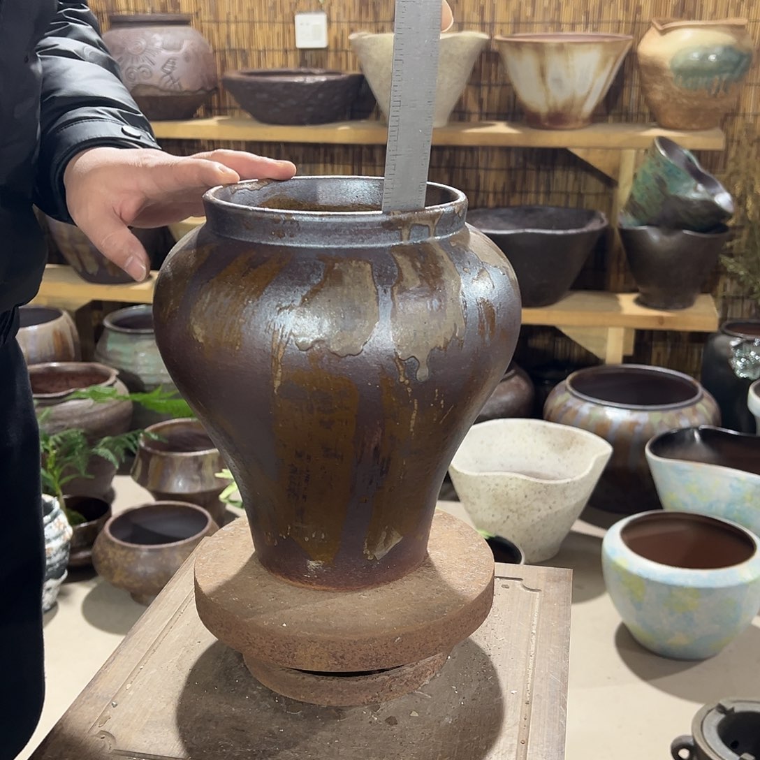 紫砂花盆高23/16花盆