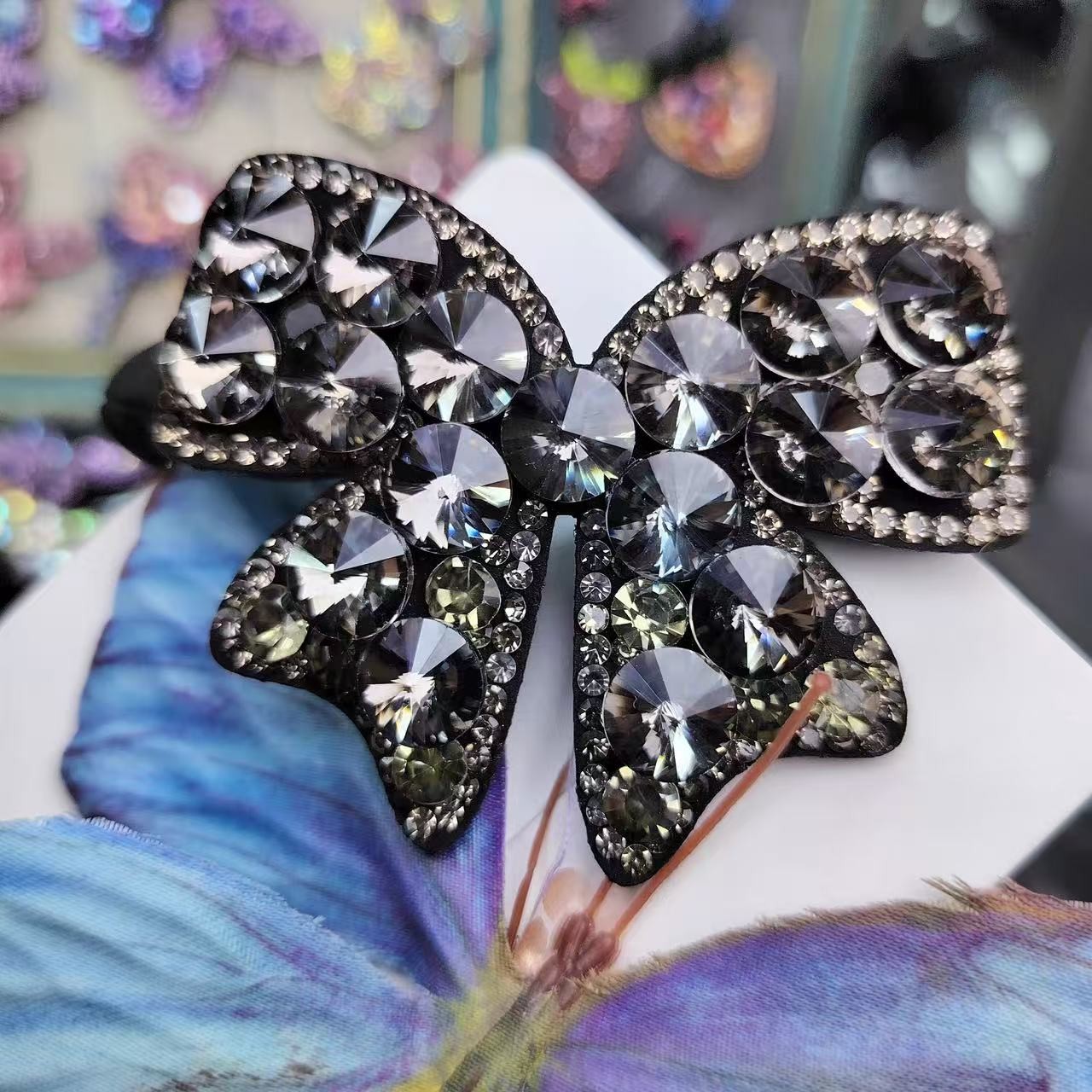 高级感精致小号妈妈款优雅大气后脑勺碎发横夹顶夹发饰4018