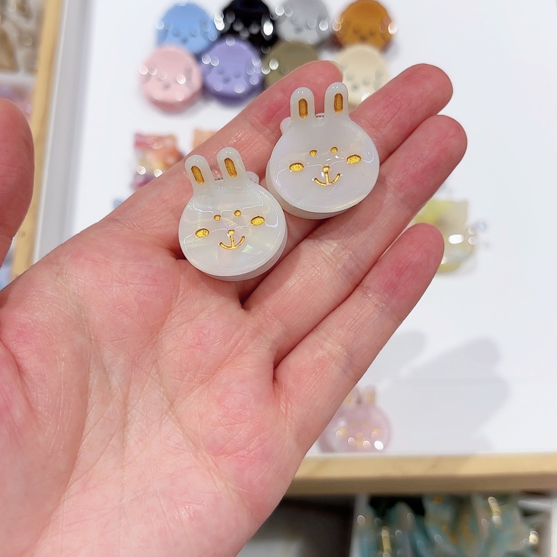 布艺非金属一对刘海抓