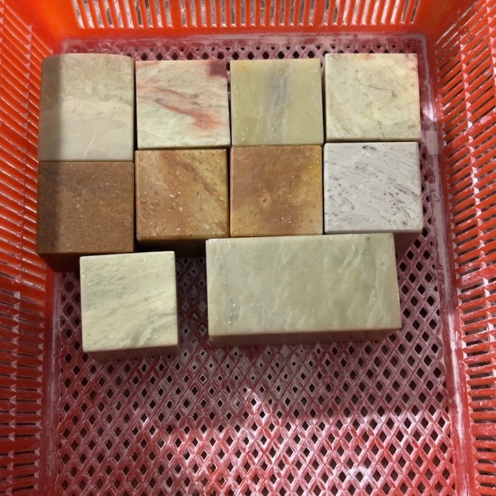 写***心青田石青田封门练习石