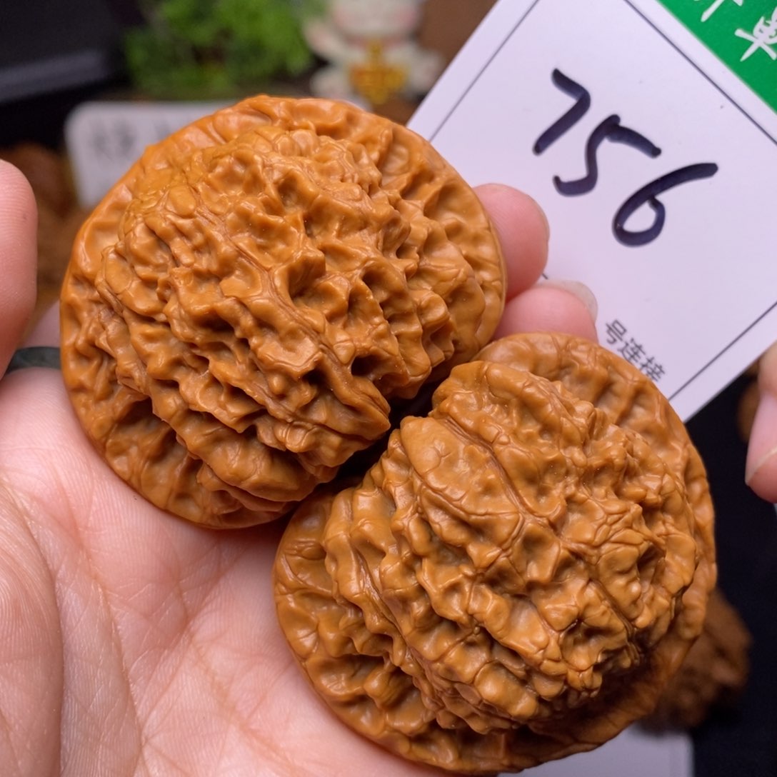 把件文玩核桃756官帽5.2