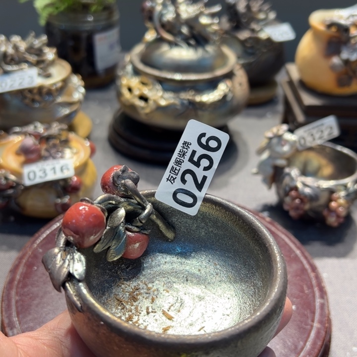 柴烧茶器，纯手工制作