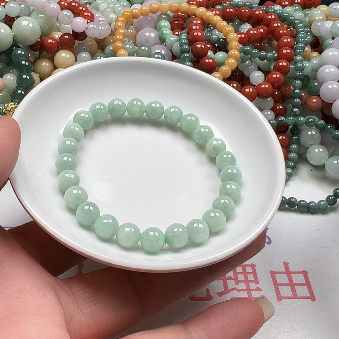 翡翠手链未镶嵌只****货主老华货主老华