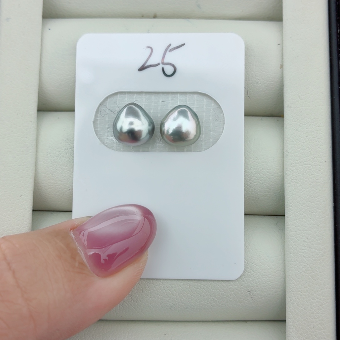 强***强海水珍珠裸珠海水珍珠炫彩大溪地keshi裸珠