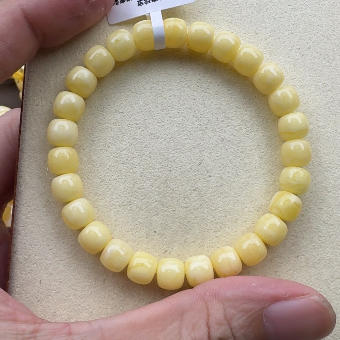 琥珀手链未镶嵌蜜蜡手串