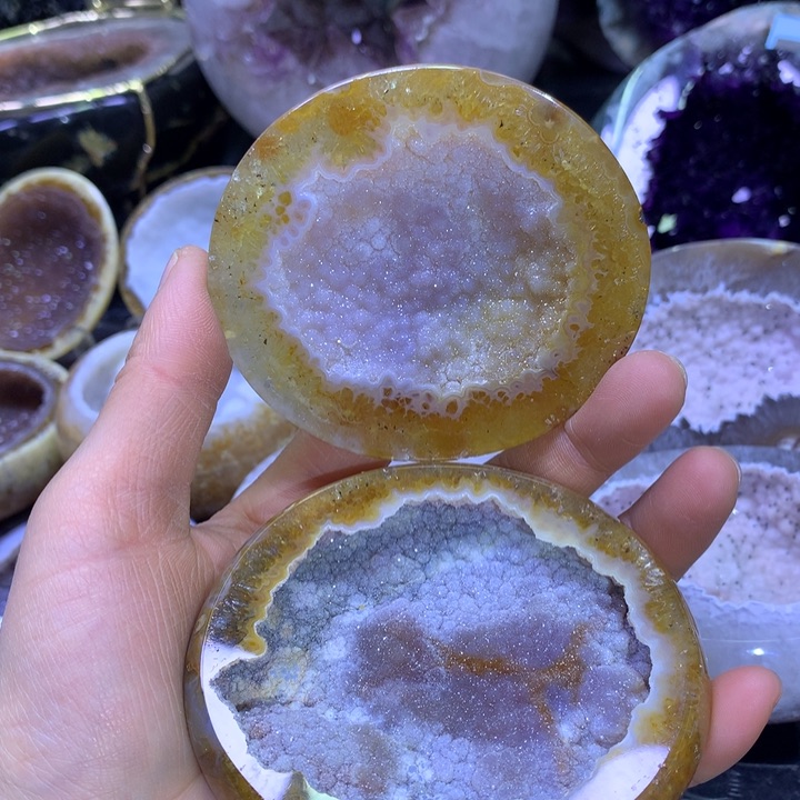 水晶福利全抛彩软盆未镶嵌