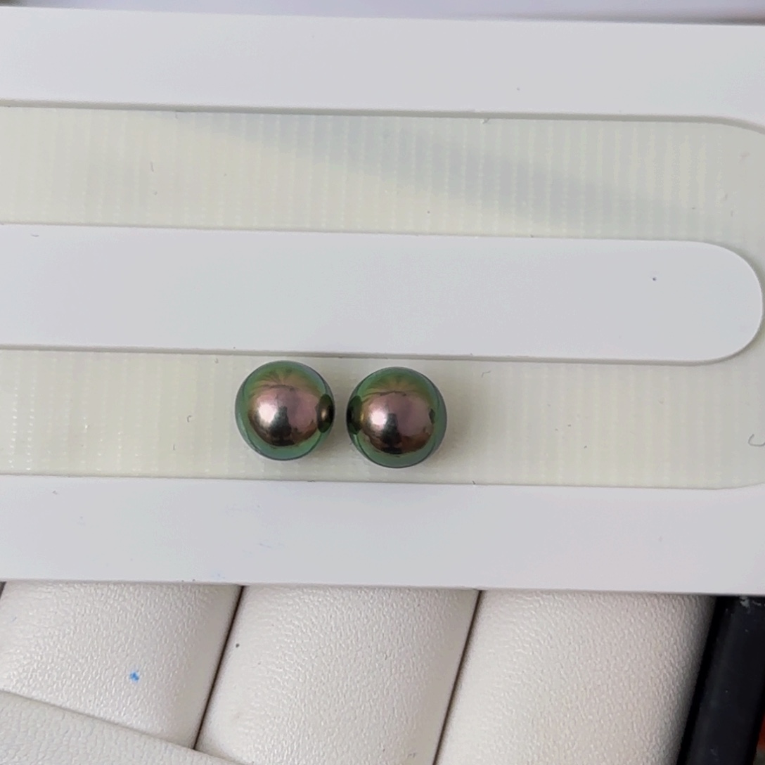 海水珍珠裸珠未镶嵌?**?大溪地裸珠9-10mm可定制爱