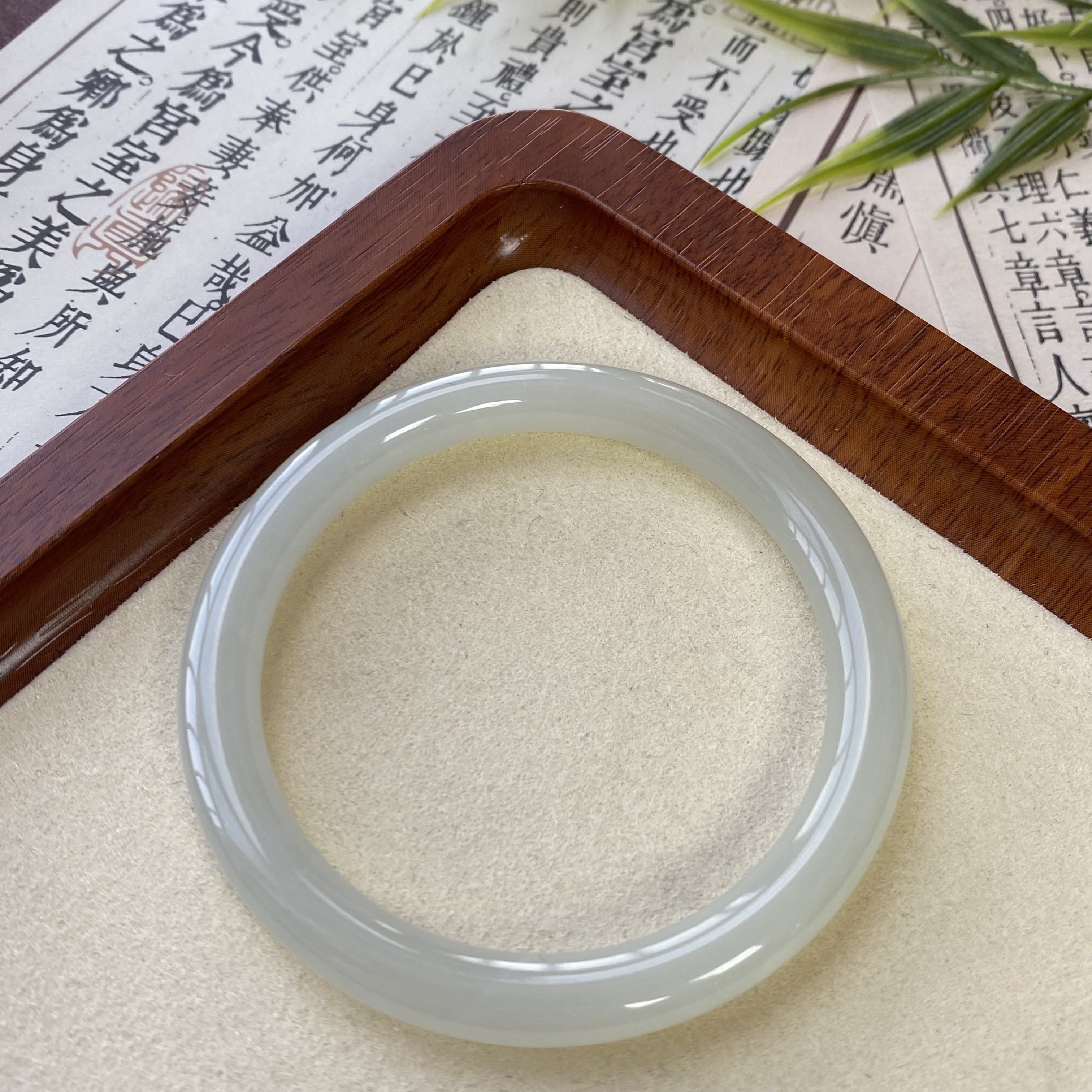 【珍珍严选】和田玉蜂蜜水美人条手镯-多样性发其一-GG30