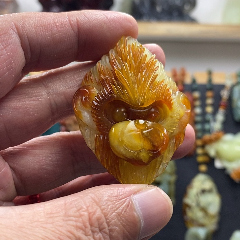 【闪购商品】蛇纹石玉未镶嵌吊坠
