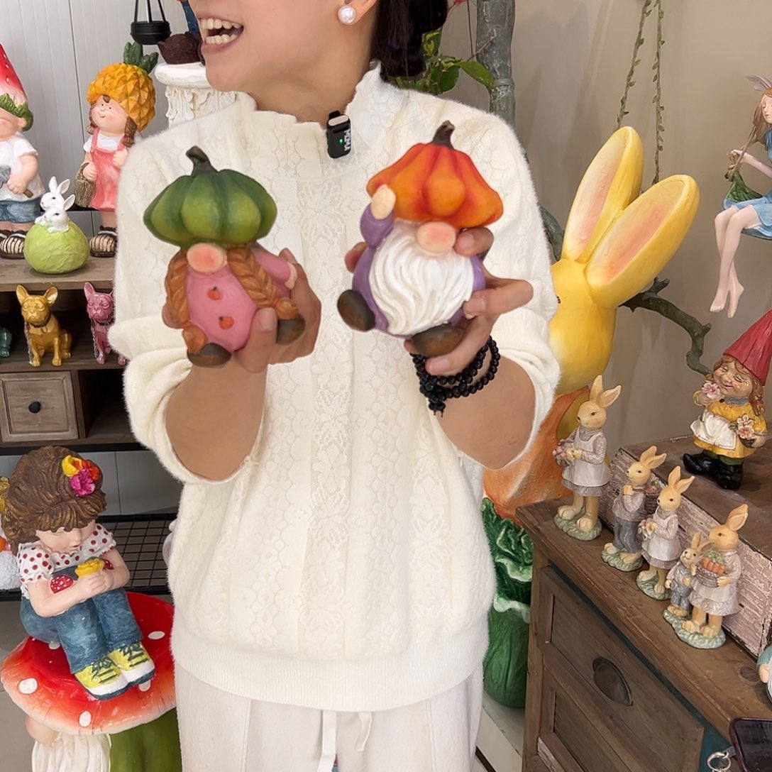 花园摆件红红火火