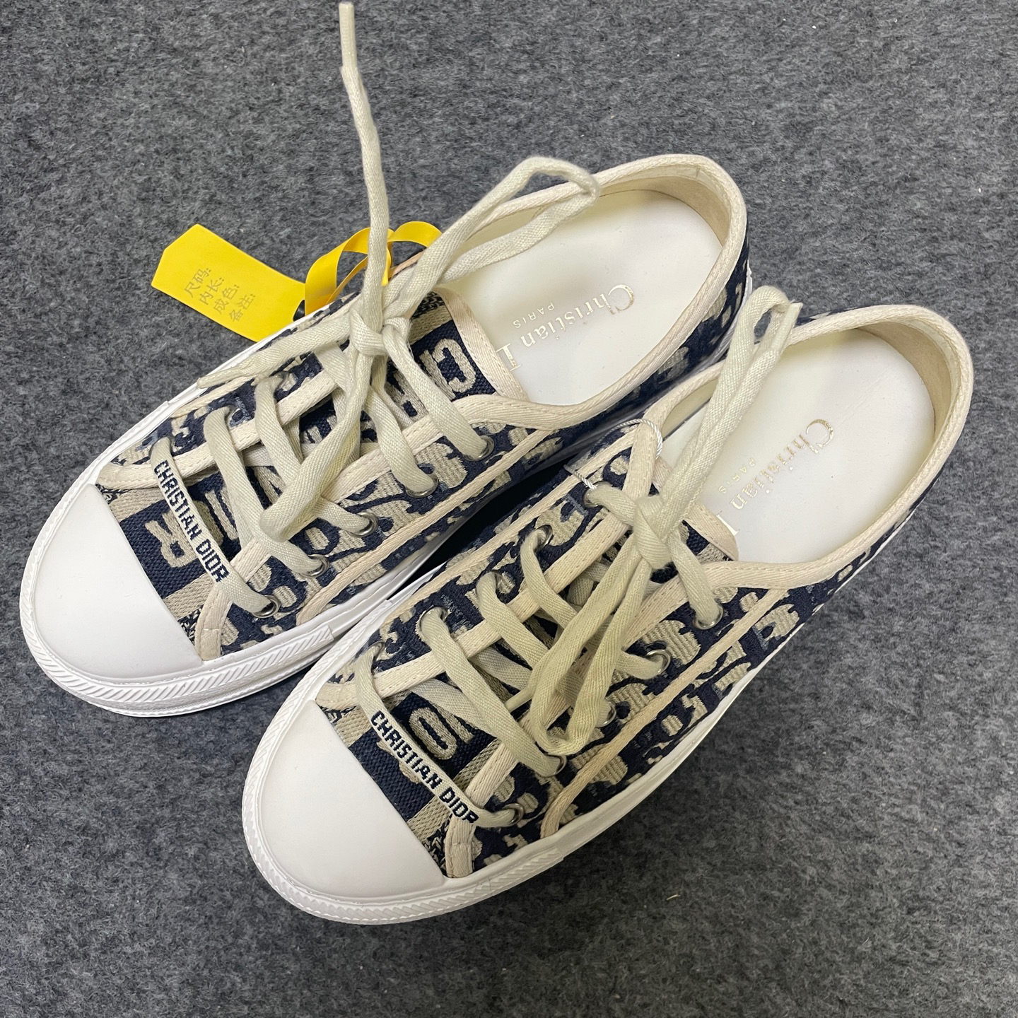 未使用 DIOR/迪奥 有盒）Walk'n'Dior 厚底鞋 时尚板鞋 36码/17965