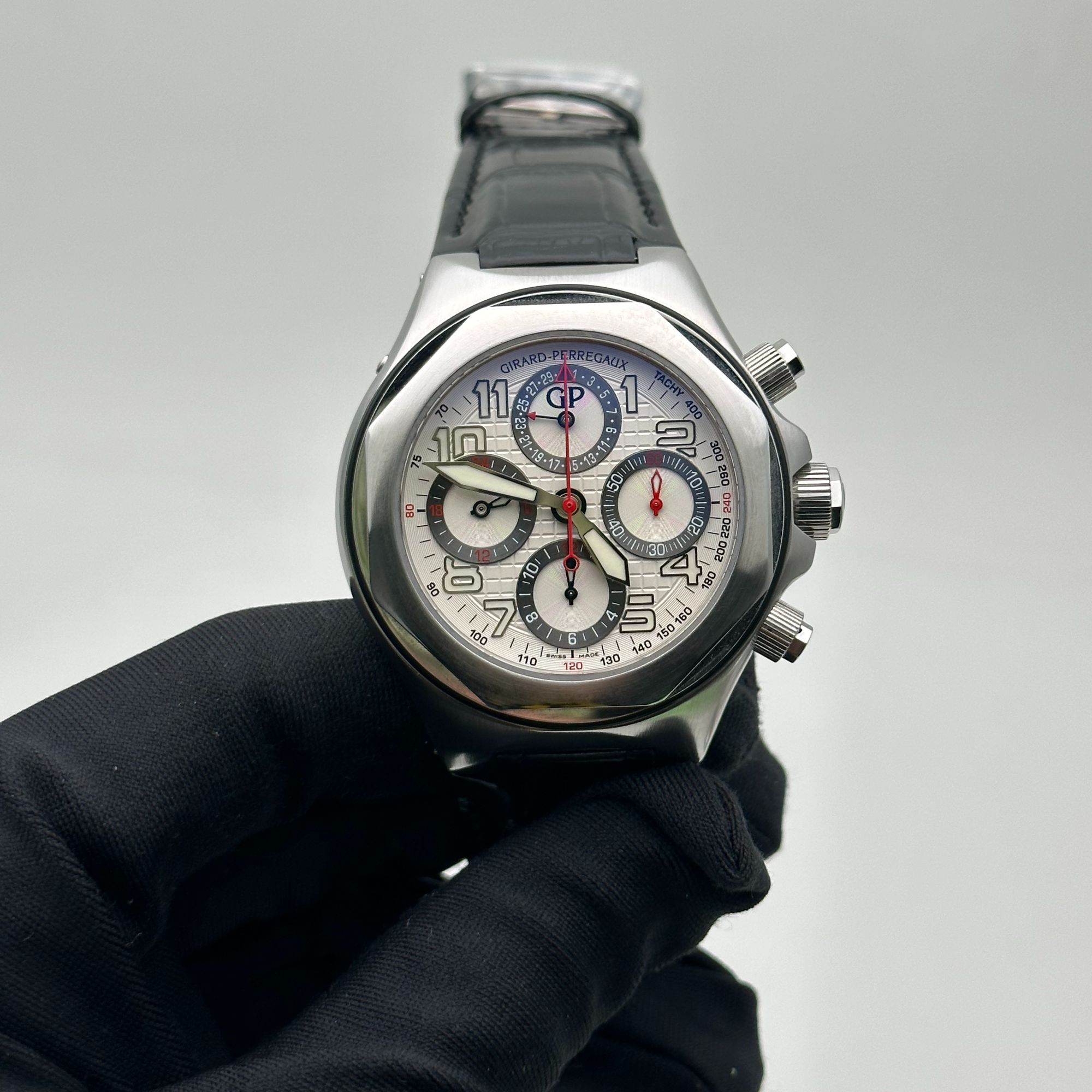 95新 Girard- Perregaux/芝柏表 自动 44MM 精钢 专柜价136000