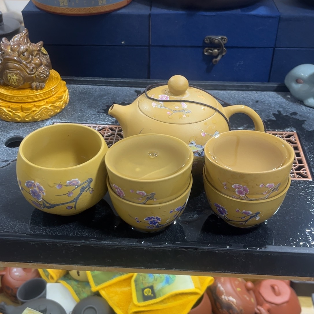 茶杯紫砂紫砂壶一壶5杯