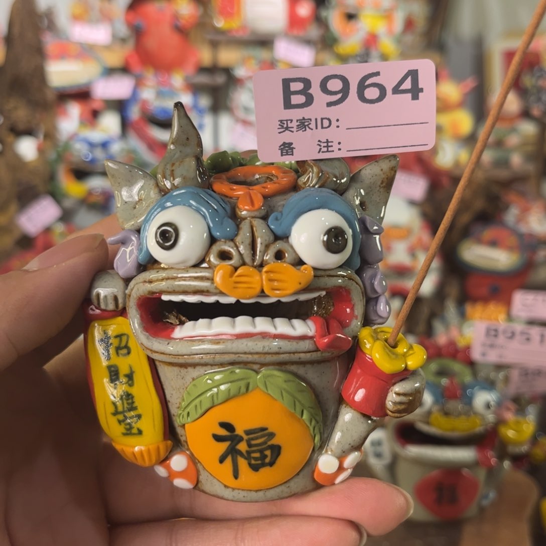 泥塑纯手工茶宠摆件