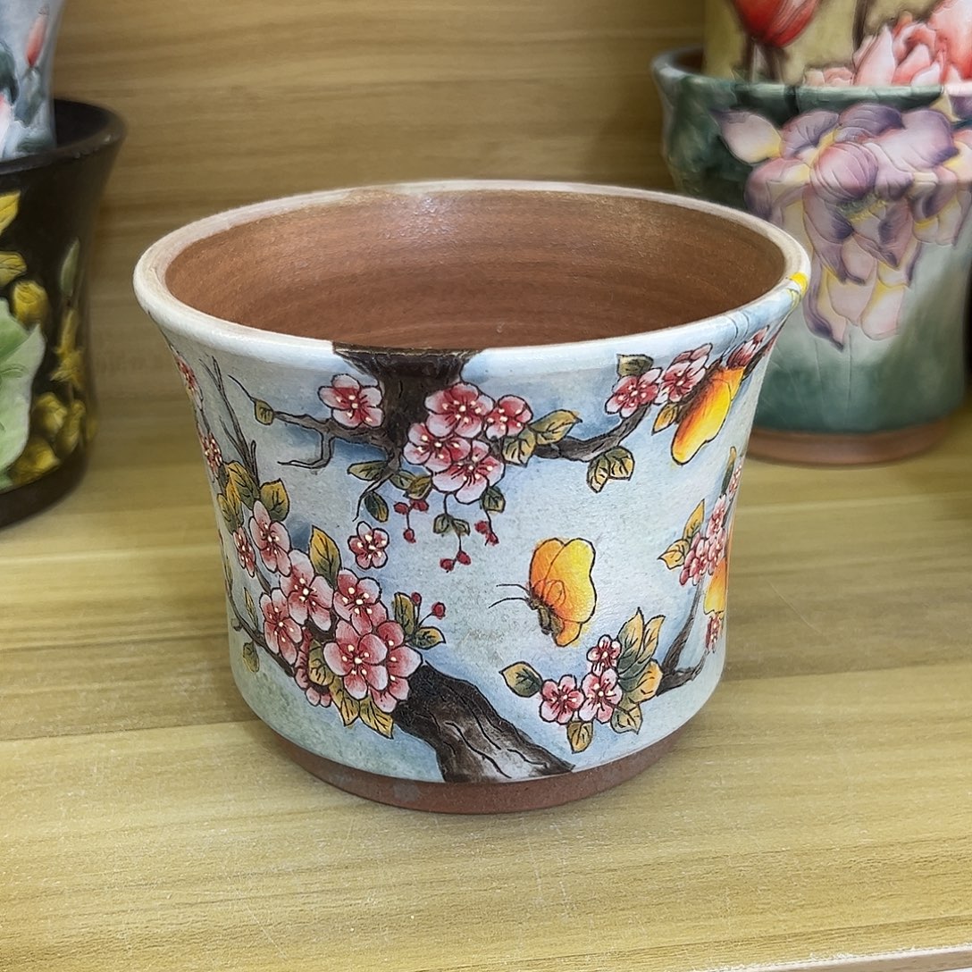 景德镇炫彩手绘口12.5高10.5