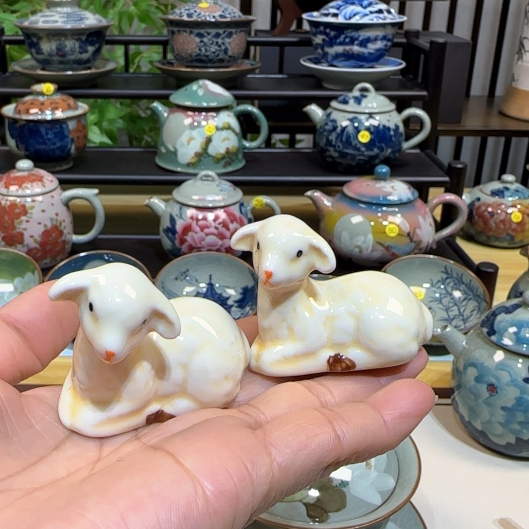 景德镇陶瓷手绘作品茶具