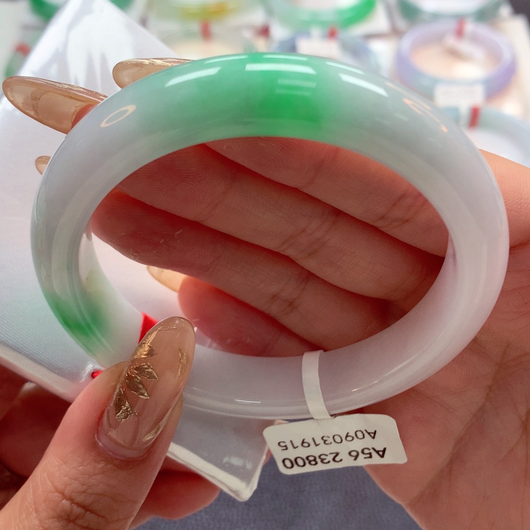 翡翠手镯未镶嵌22（57号）