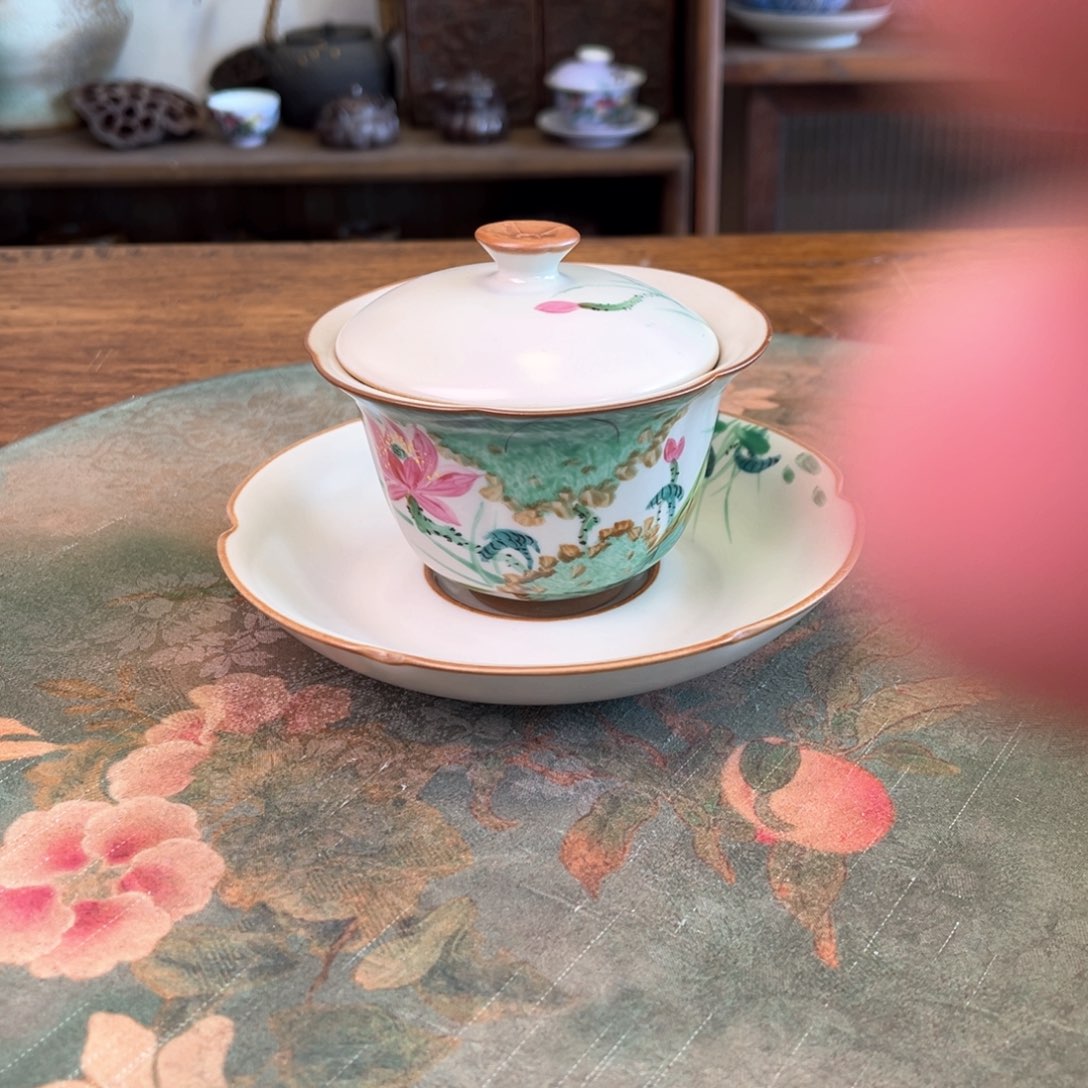 杯柴烧手工手绘陶瓷