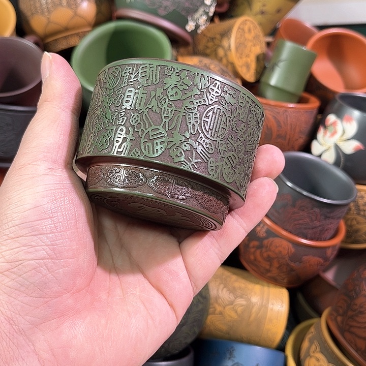 茶杯紫砂全手工紫砂主人杯