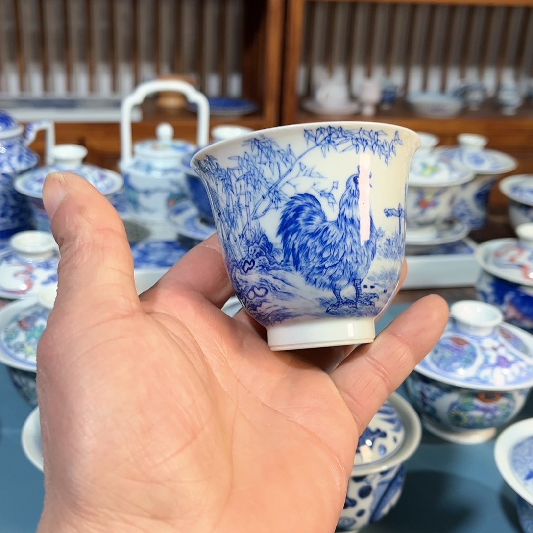 錡镇堂手工手绘杯