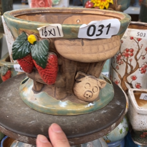 【闪购商品】红陶粗陶材质多肉花盆