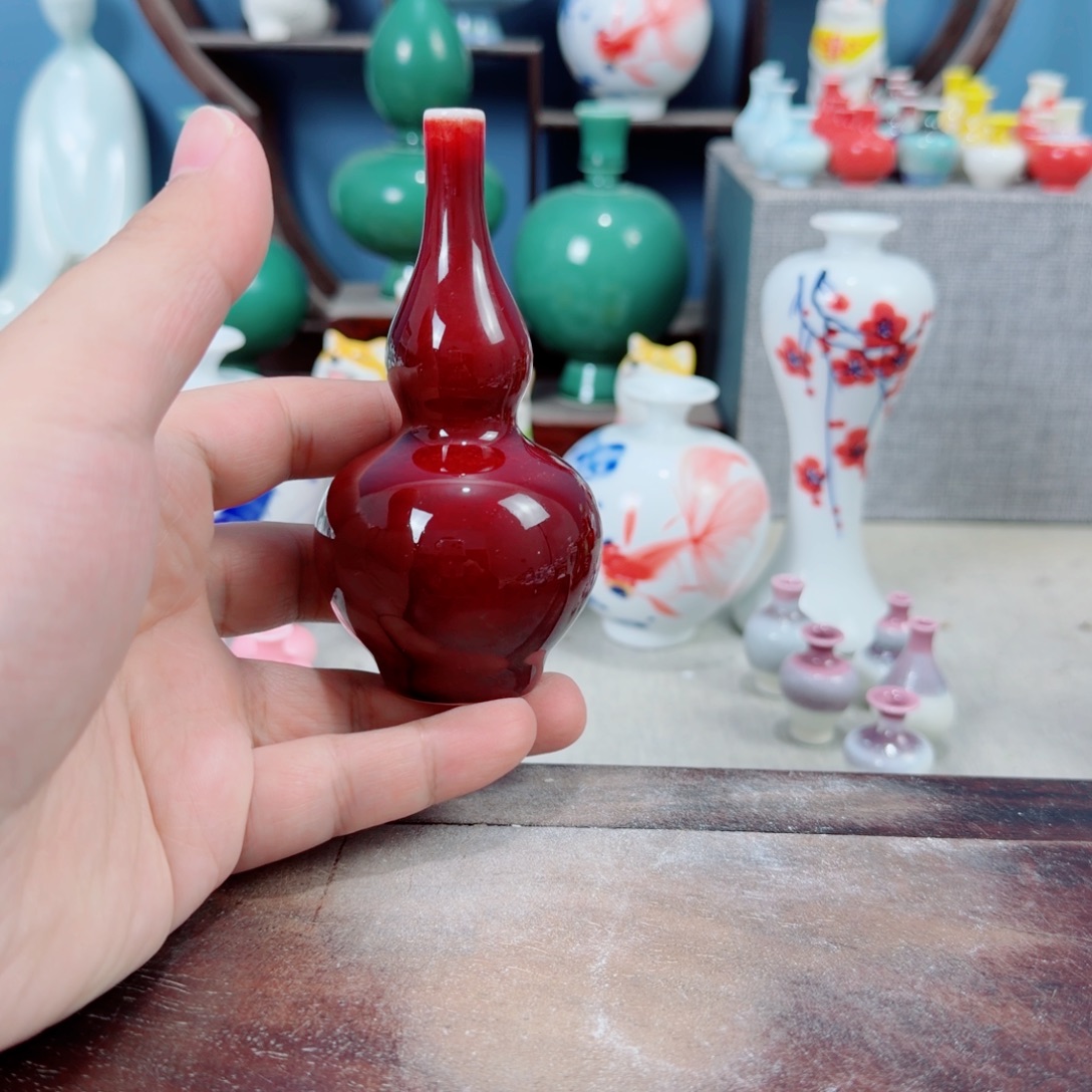 陶瓷手工小花器摆件